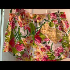 Lily Pulitzer-floral print shorts
